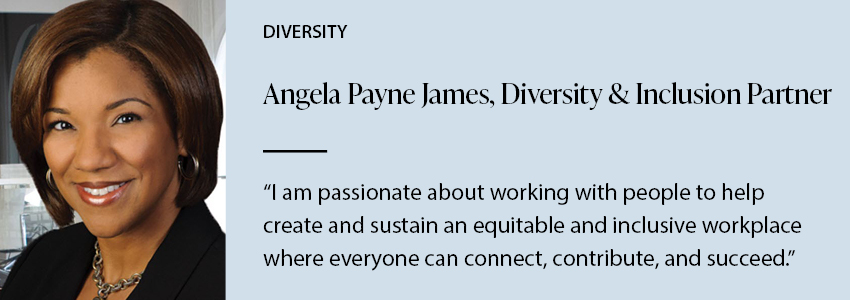 Angela Payne James quote on diversity