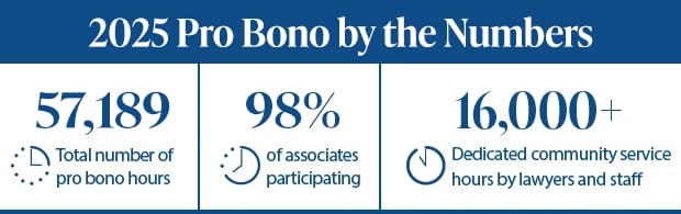 2025 Pro Bono by the Numbers