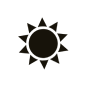 Black sun icon