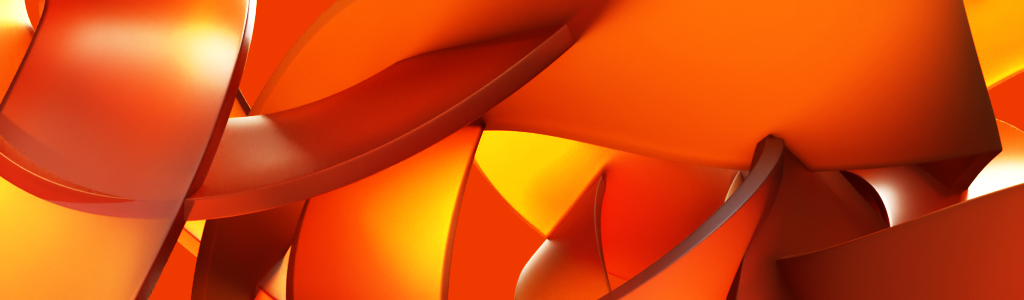 orange glowing abstract