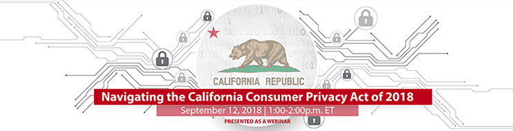 California Consumer Privacy Act of 2018