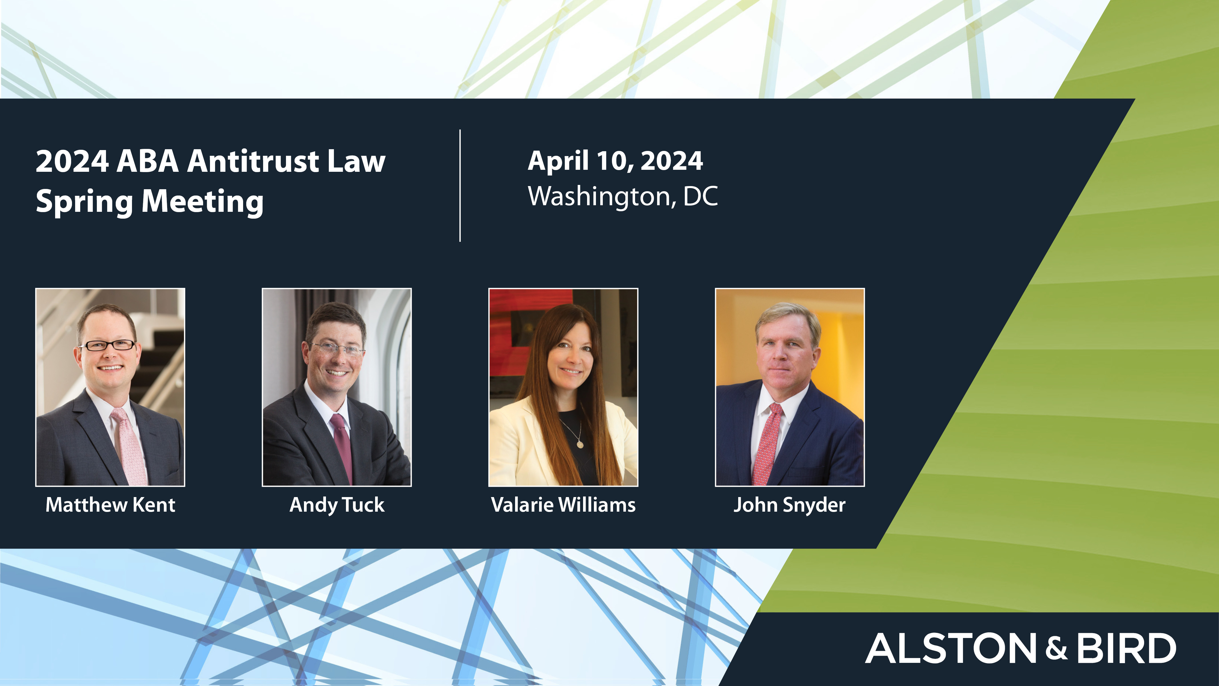 2024 ABA Antitrust Law Spring Meeting News & Insights Alston & Bird