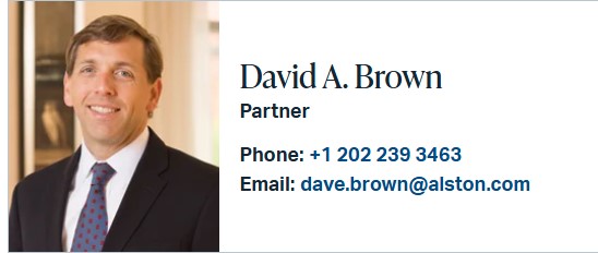 Contact information for David A. Brown